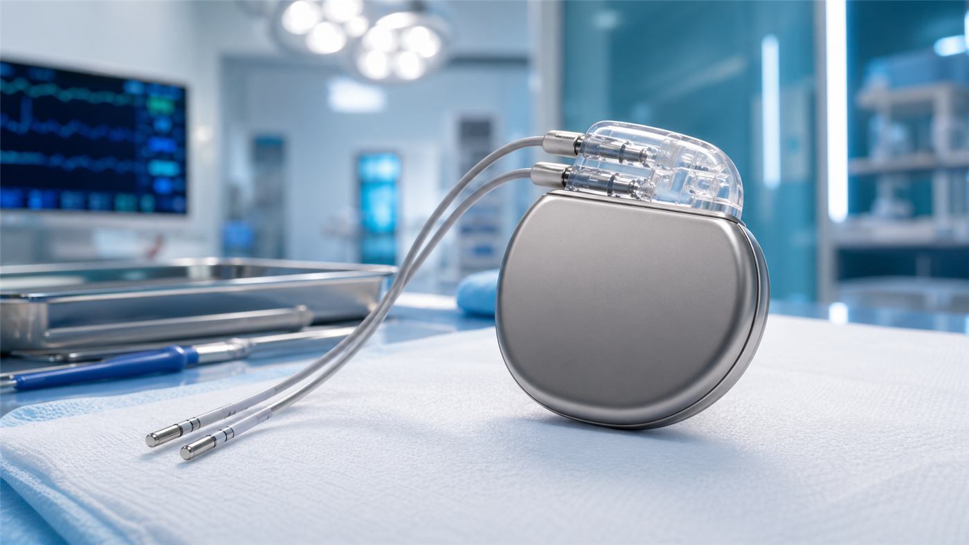 Dual chamber pacemaker product visual