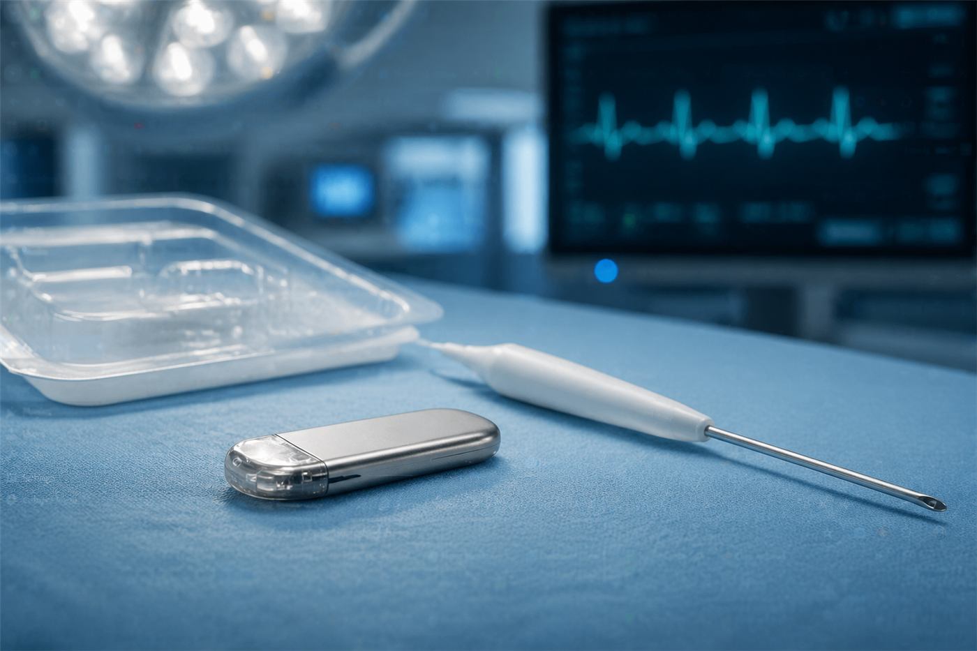 Insertable cardiac monitor product visual